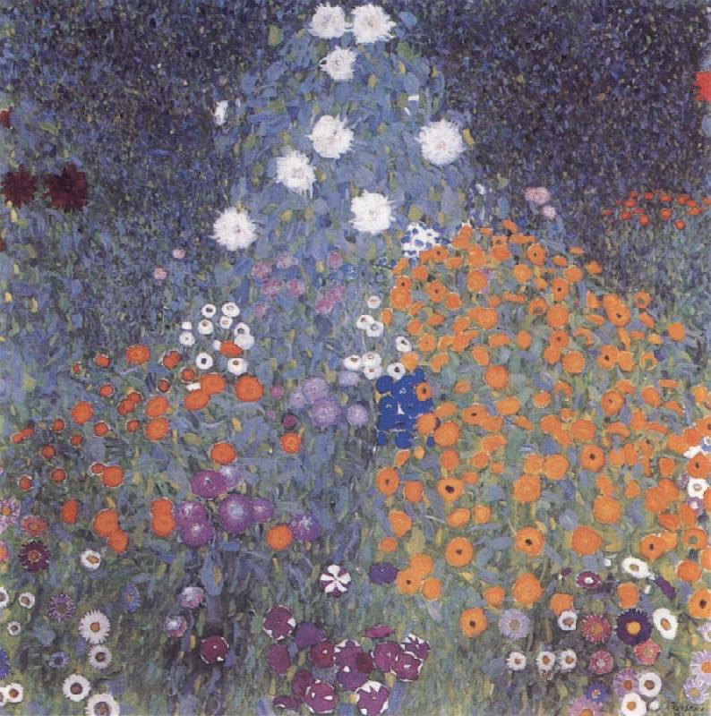 Gustav Klimt Flower Garden oil painting picture